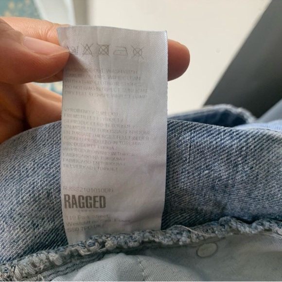 The Ragged Priest plaid straight leg Dad jeans size 28 - Picture 8 of 11